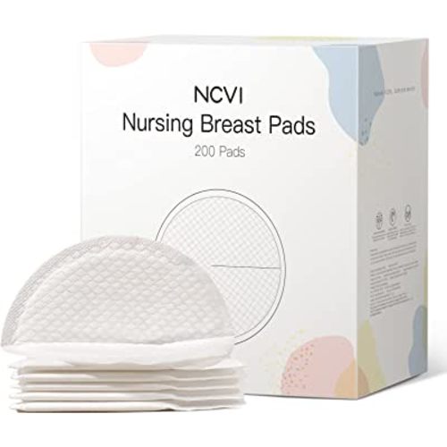 Enovoe Organic Bamboo Breastfeeding Pads (12 Pack) with Laundry Bag -  Reusable Nipple Pads are Super Soft, Machine Washable and Hypoallergenic-  Multi Color 1 Count (Pack of 12) - Multicolor