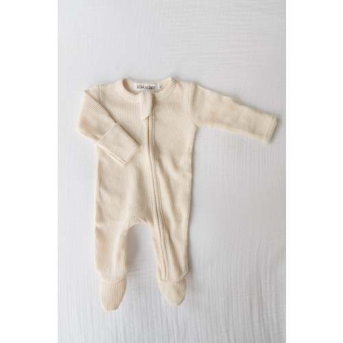 Organic Waffle Knit Footie – Bella Berry Designs