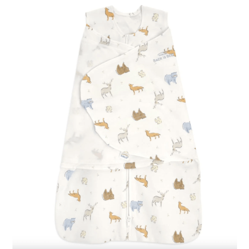 100% Cotton Baby Swaddle Forest Friends | Newborn | HALO US