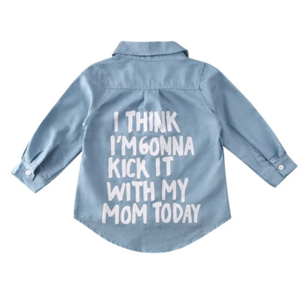 KICK IT WITH MOM Shirt - Hazel & Bo