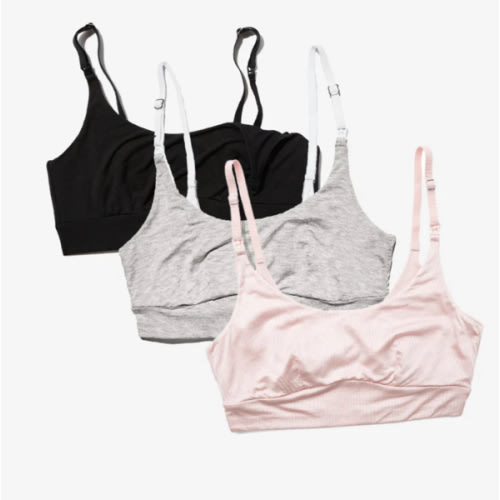 Everything Bra 3-Pack | Soft, Stretchy Maternity & Nursing Bras by Bodily