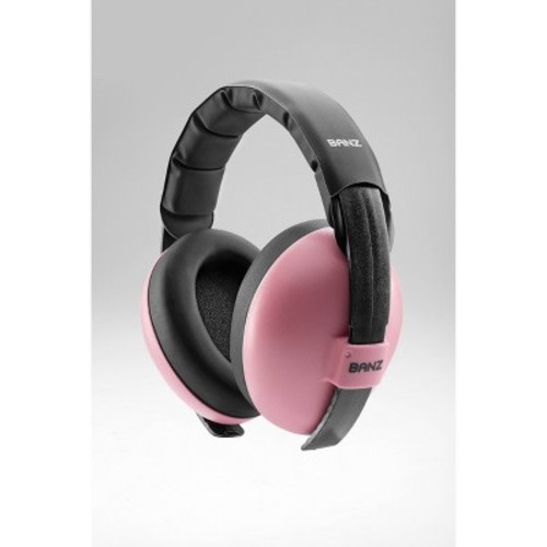 Baby Banz Infant Hearing Protection Earmuffs, Color: Baby Pink