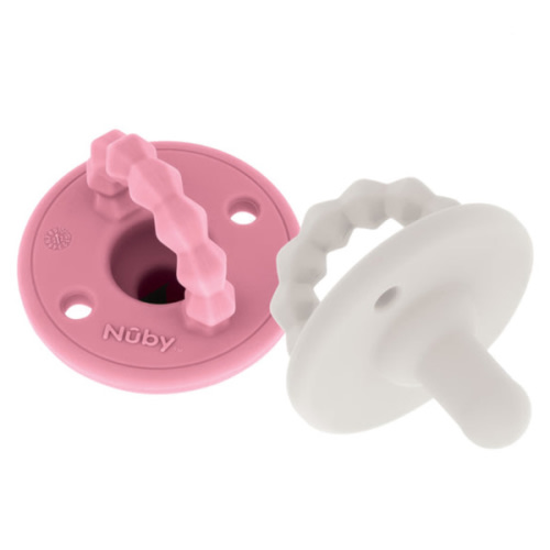 Silicone Softees Pacifier & Teether (2 Pack)