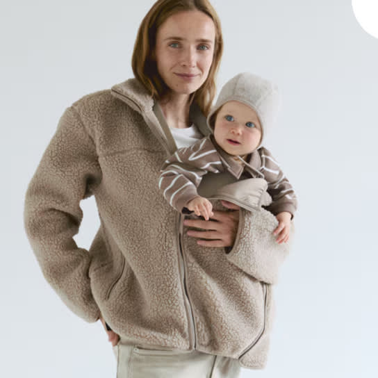 MAMA BABYWEARING FLEECE JACKET