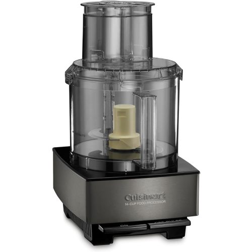 Cuisinart Food Processor 14-Cup Vegetable Chopper for Mincing, Dicing, Shredding, Puree & Kneading Dough, Black Stainless, DFP-14BKSY