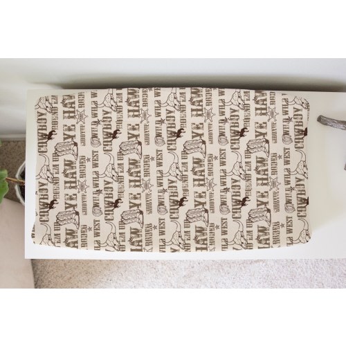 Cowboy Western Changing Pad Cover