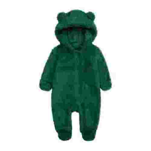 Elainilye Fashion Unisex Baby Clothes Newborn Boys Girls Plush Cute Bear Ears Winter Thick Warm Jumpsuit Romper, Sizes 6-9 Months