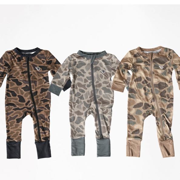 Baby Zip Up Bundle - Classic Camo – BURLEBO