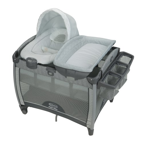 Graco Pack n Play Quick Connect Playard with Portable Bouncer, Raleigh, Unisex