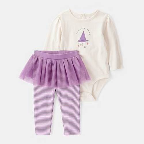 Baby Carter's 2-pc. "Spooky Cute" Bodysuit & Tutu Pant Set