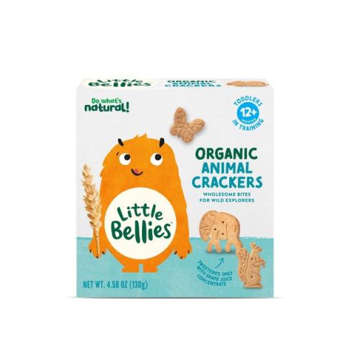 Little Bellies Organic Animal Crackers Baby Snacks - 4.58oz