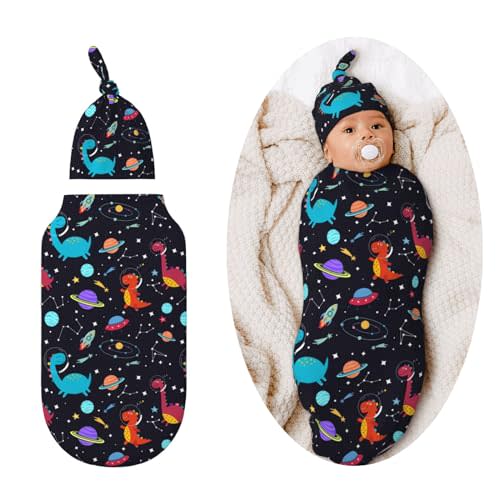 Dinosaur Swaddle Blankets Newborn Receiving Blanket Baby Swaddle Wrap Soft Sleeping Sack for Baby Girls Boys