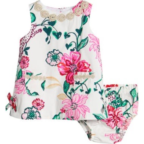 Baby Lilly Floral Shift Dress & Bloomers, 3-6M