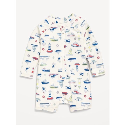Printed Swim Rashguard Bodysuit for Baby