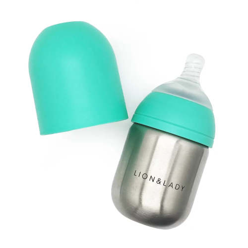 18/8 Stainless Steel Baby Bottle Single - 210ml