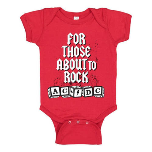 For Those About To Rock Blocks Onesie