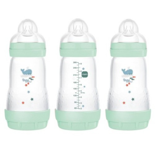 MAM Boys' Anti-Colic Bottle - 9oz/3ct