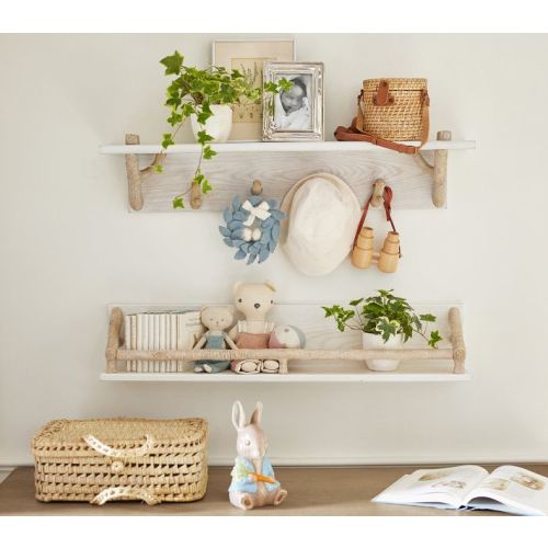 Birch Shelf with Pegs (36")