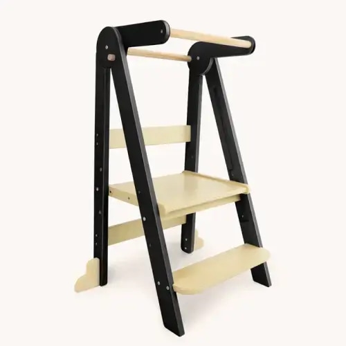 HARPPA Foldable Toddler Learning Tower, Kitchen Stool Helper