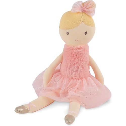 Bearington Collection Lil' Ballerina Blonde Ballerina 16.5 In Doll - Plush Dolls for Girls - Toys