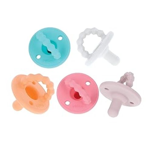 Nuby Silicone Softees Pacifier and Teethers - (5-Pack)