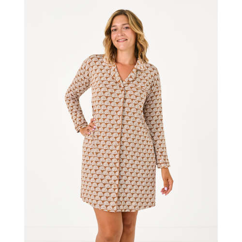 Rust Rainbows Women's Long Sleeve Sleep Shirt - Little Sleepies