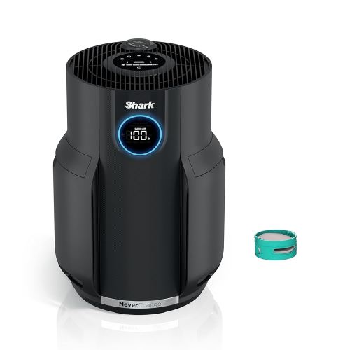 Shark Air Purifiers for Home Large Room with NeverChange Air Filter, 5 Year HEPA Filter, Covers 650 Sq. ft, Odor Neutralizer and Clean Sense Technology, Removes 99.98% of Dust & Allergens, HP152 (Renewed)