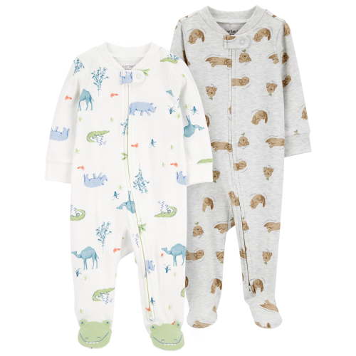 Carter's Child of Mine Baby Boy Sleep 'n Play, 2-Pack, Sizes Preemie-6/9 Months