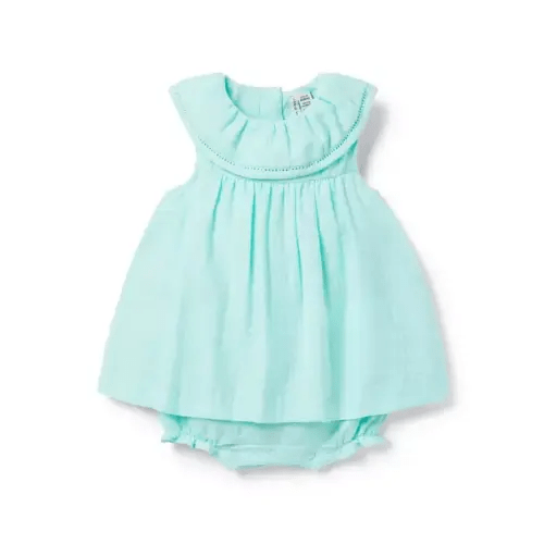 Baby Ruffle Gauze Romper