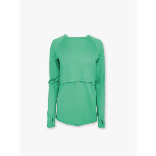 Merino Wool Nursing Long Sleeve Top
