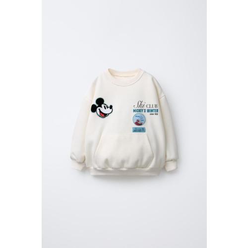 MICKEY MOUSE © DISNEY POCKET SWEATSHIRT - Ecru | ZARA United States