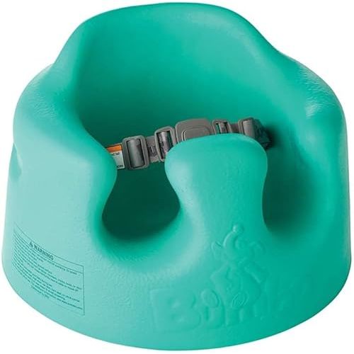 Bumbo Baby Floor Seat, Portable Infant Sit Up Activity and Eating Chair, Aqua