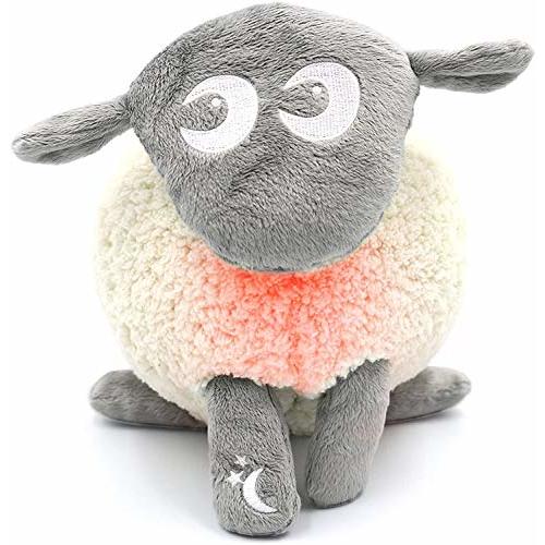 Sweet Dreamers, Rechargeable Ewan Deluxe, Gray | Baby & Toddler White Noise Sound Machine | Cry Sensor & Nightlight | 10 Soothing Sounds | Continuous or Timer Playback | Machine Washable