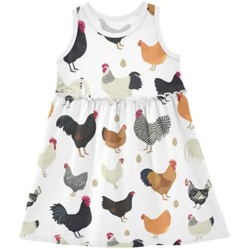 Summer Girl Dresses Cotton Dress Sleeveless Toddler Outfits Clothes
