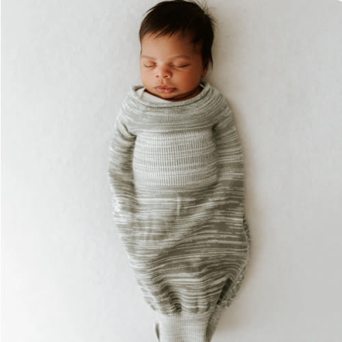Grey Swaddle Sleep Sack - Small ( 6-12 pounds)