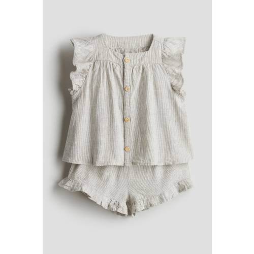 2-PIECE LINEN-BLEND SET