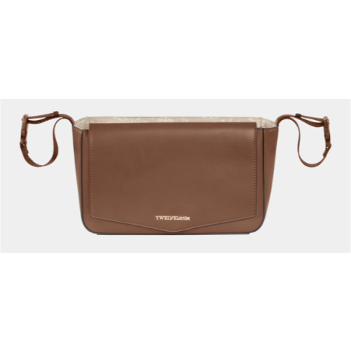 Peek-A-Boo Vegan Leather Stroller Caddy 2.0 in Toffee