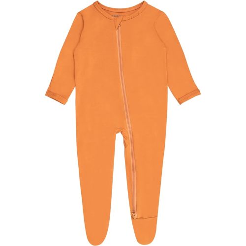 GUISBY Rayon Baby Footed Pajamas with Mitten Cuffs,Soft Long Sleeve Romper 0-18 Months