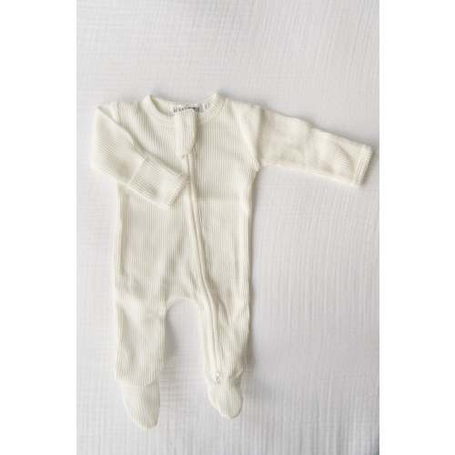Organic Waffle Knit Footie – Bella Berry Designs