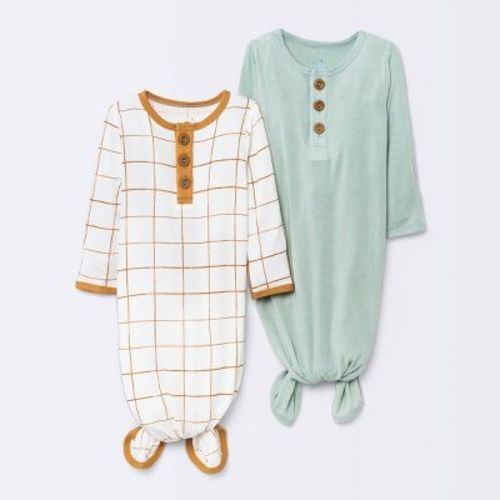 Baby 2pk Modal Blend NightGown - Cloud Island™ Blue, Size: 0-3M