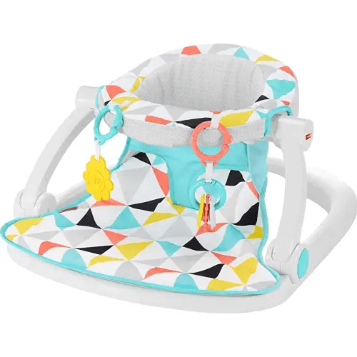 Fisher-Price Baby Portable Chair Sit-Me-Up Floor Seat, Windmill