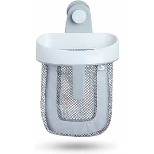 Munchkin® Super Scoop™ Hanging Bath Toy Storage with Quick Drying Mesh, Grey