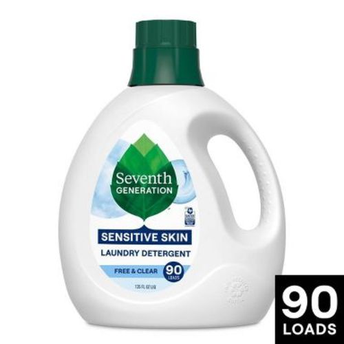 Seventh Generation Liquid Laundry Detergent - Free & Clear - 135 fl oz