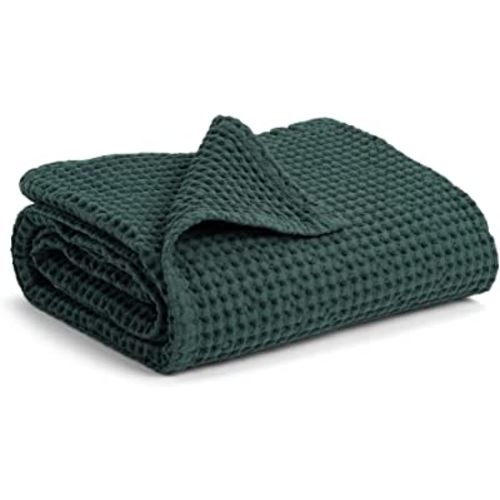 Simka Rose Waffle Baby Blanket Cotton Soft Breathable Swaddle Blanket for Baby Nursery, Stroller & Crib Blanket - Baby Receiving Blankets for Boys & Girls Gender Neutral Toddler Blanket