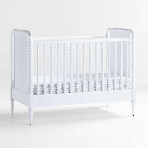 Jenny Lind Heirloom White Wood Convertible Baby Crib