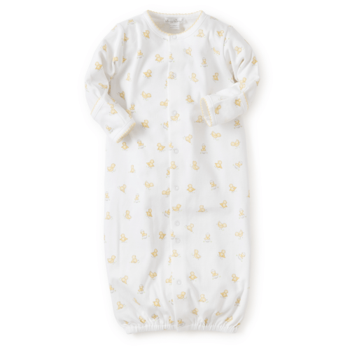 Hatchlings Print Converter Gown 0-3M/Small