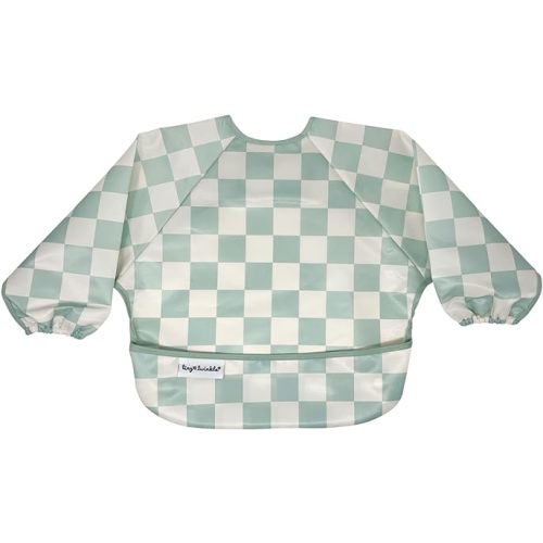 Tiny Twinkle Mess Proof Baby Bib, Full Sleeve Bib Outfit, Waterproof Bib for Toddlers, Machine Washable, Tug Proof Closure