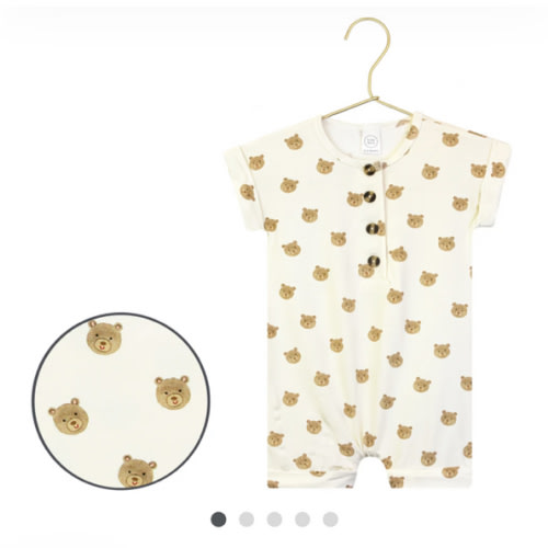 Teddy Romper – Lou Lou & Company