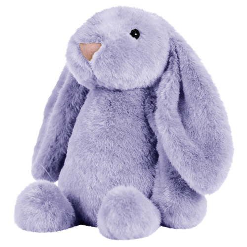 Kiewfjdk Soft Easter Bunny Plush Toy - Cute Stuffed Rabbit Animal | Fluffy Long-Ear Bunny for Kids, Bunny Stuffed Animal, Easter Decor & Nursery | Purple Colors (Perfect for Mother's Day Gifts)