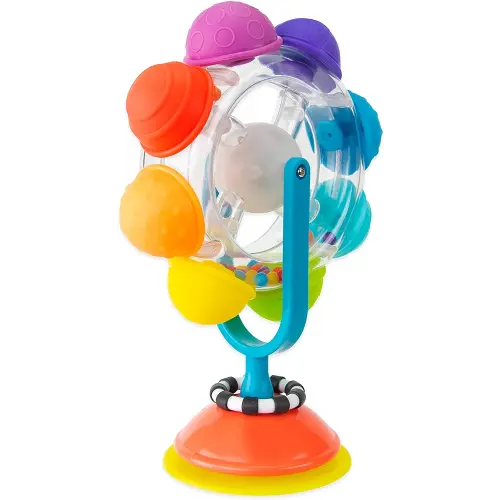 Sassy Rainbow Wheel High Tray Toy, Age 6+ Months